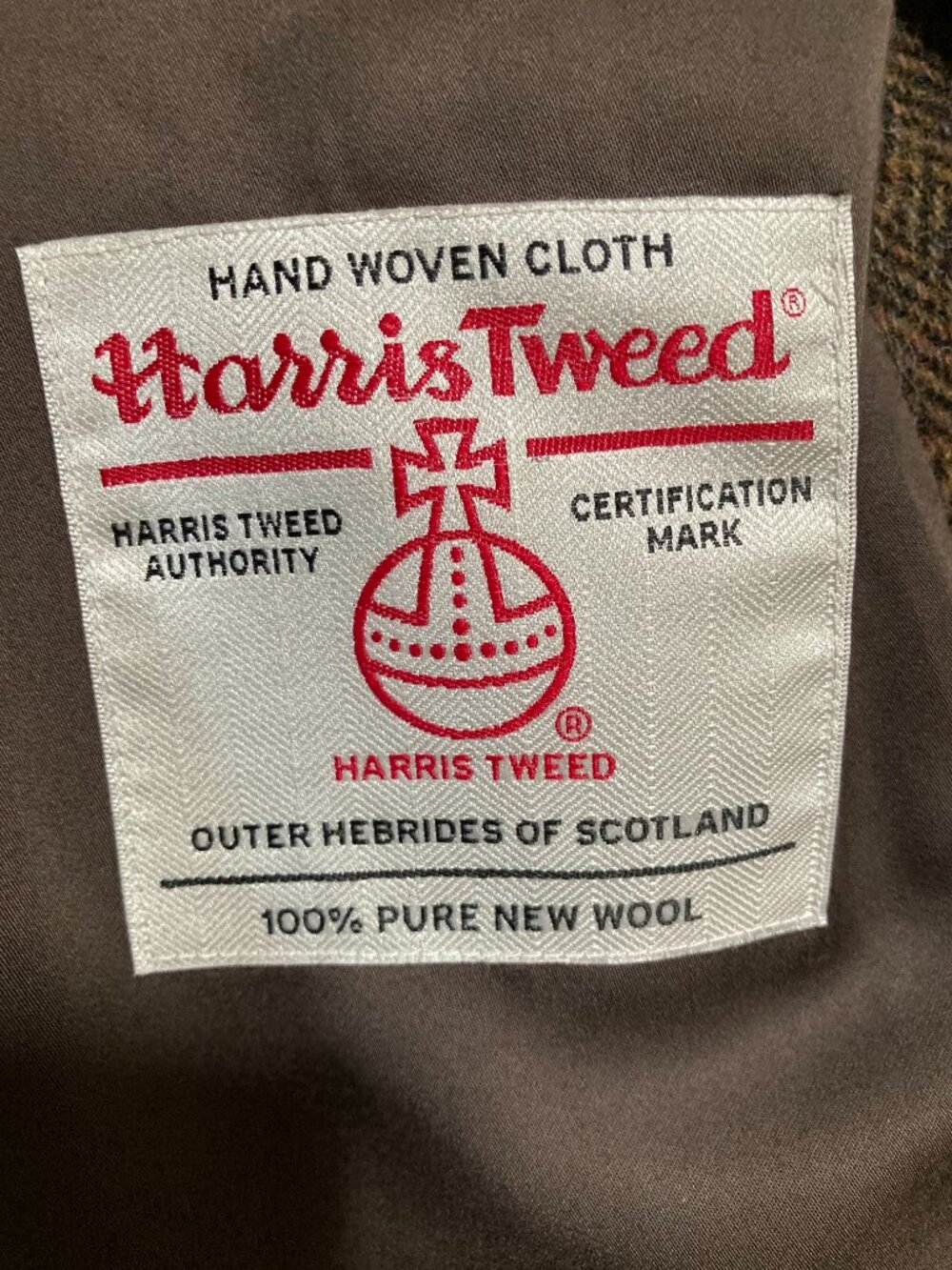 Paynter Jacket Co. Harris Tweed Overcoat, like new - Picture 15 of 16